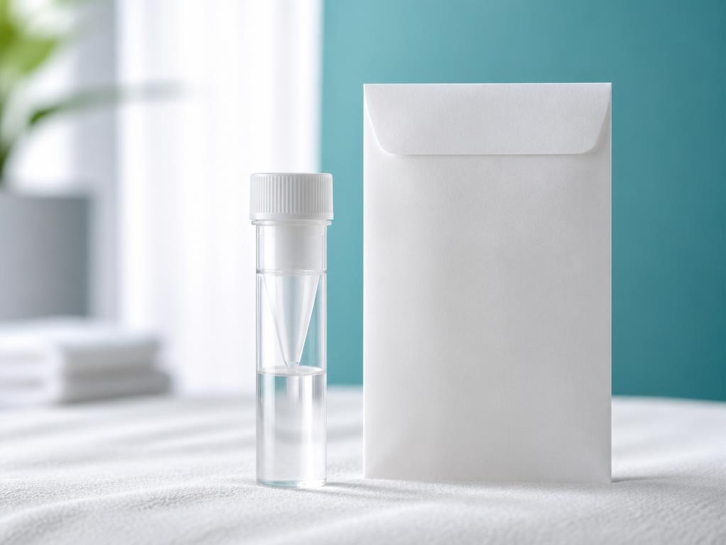 Saliva collection tube and nail specimen collection kit